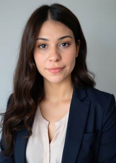 AI-generated residency headshot example 1