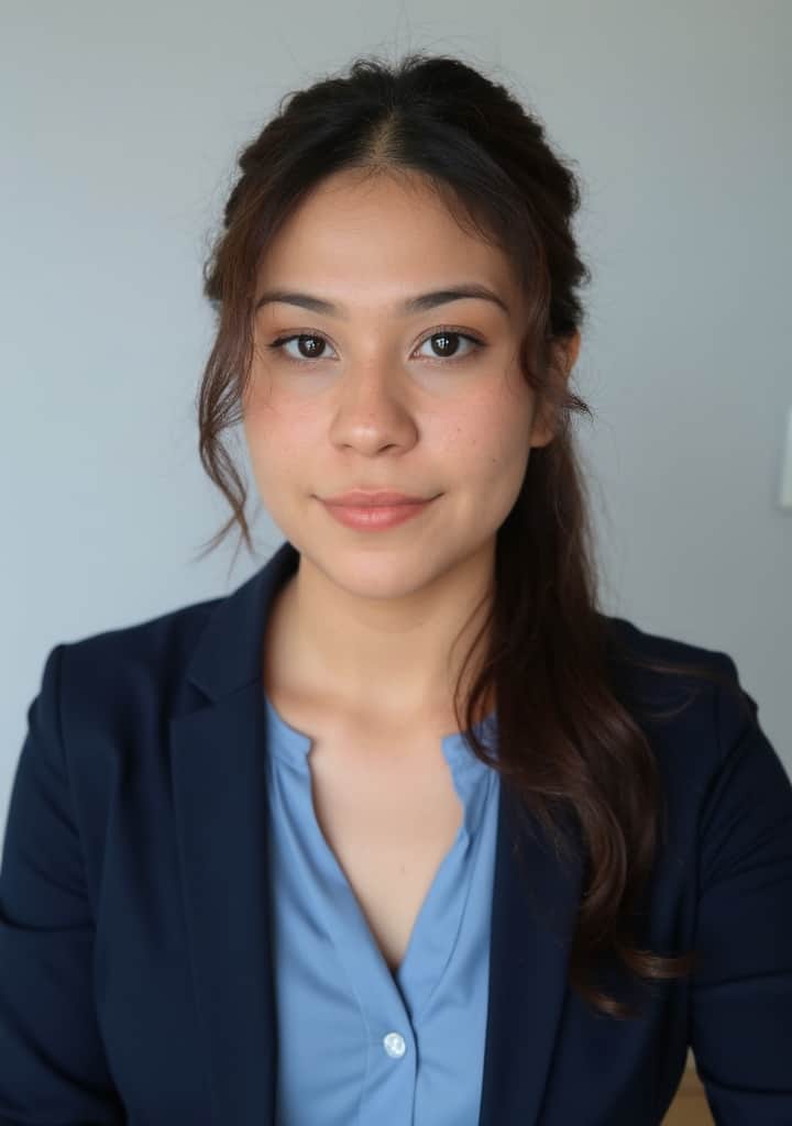 AI-generated residency headshot example 9