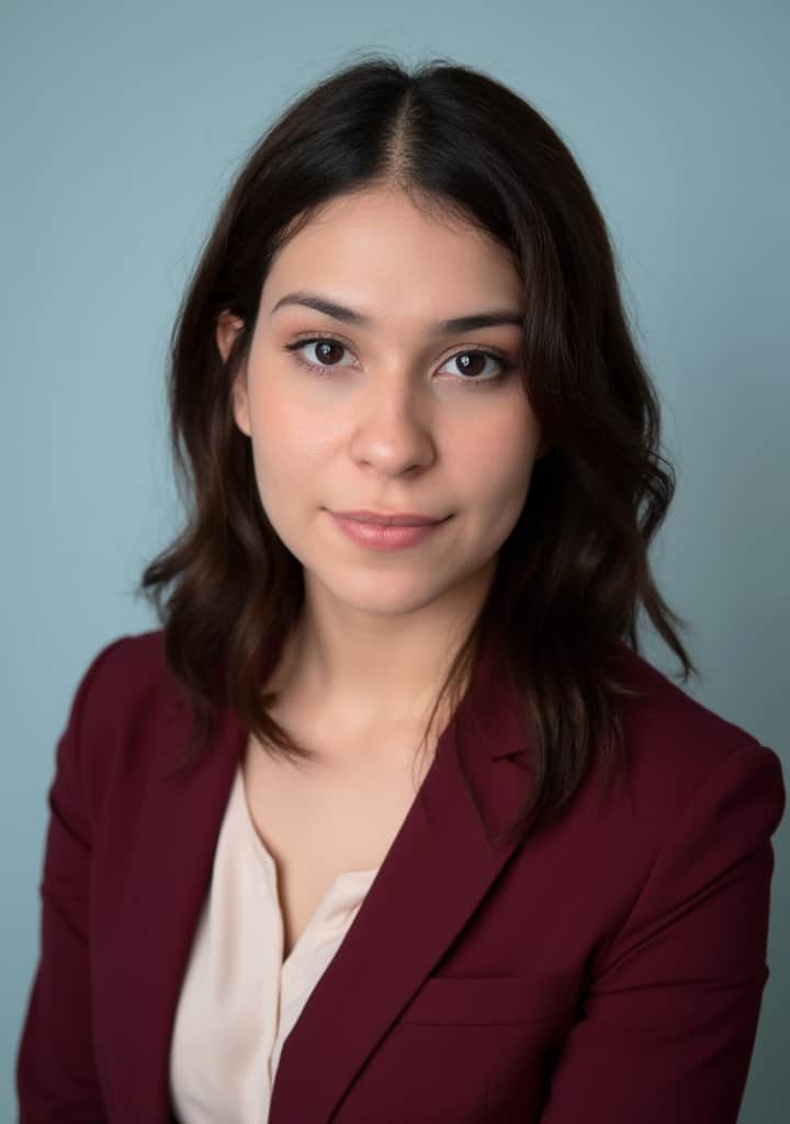 AI-generated residency headshot example 2