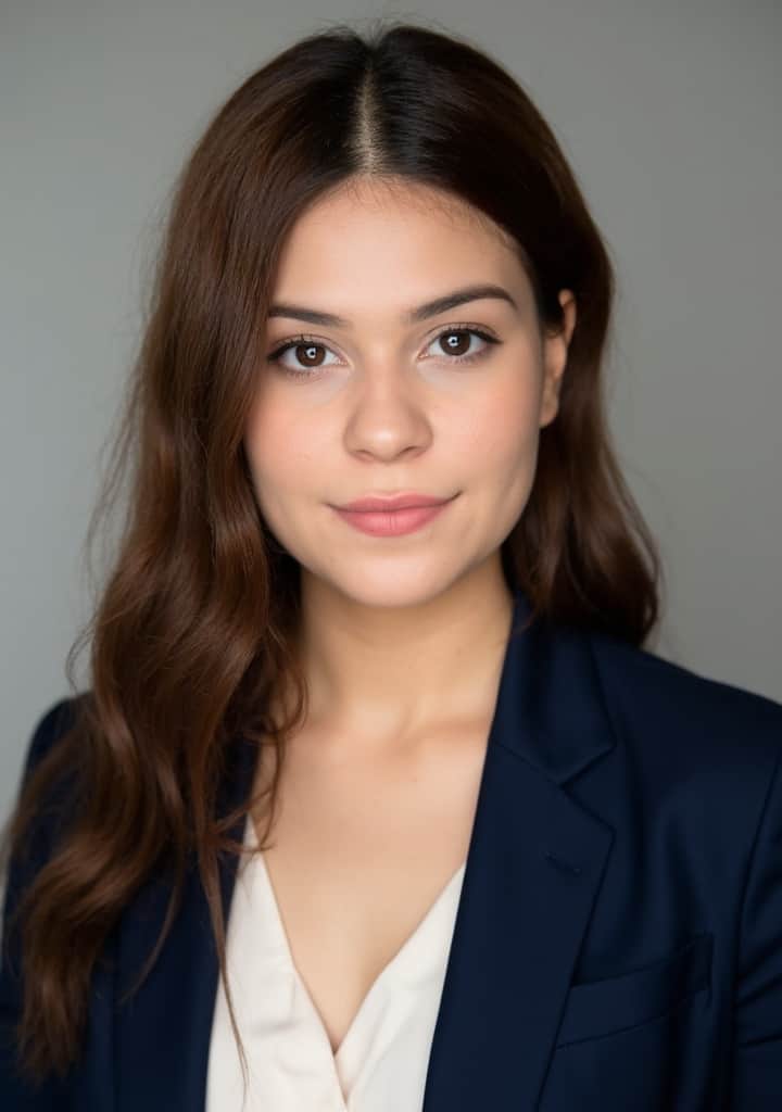 AI-generated residency headshot example 3